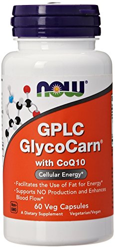 NOW Foods GPLC GlycoCarn with CoQ10, 60 Vcaps