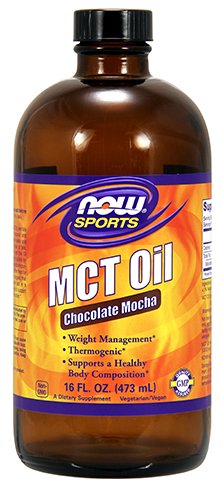 NOW Foods MCT Oil, Chocolate Mocha, 16 Fluid Ounce