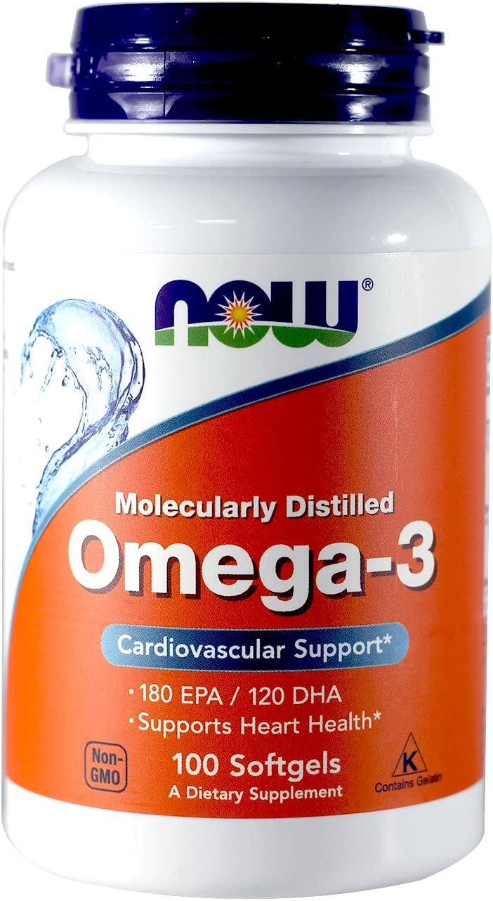 Now Omega-3 2000mg, (Pack of 2) - 100 Count