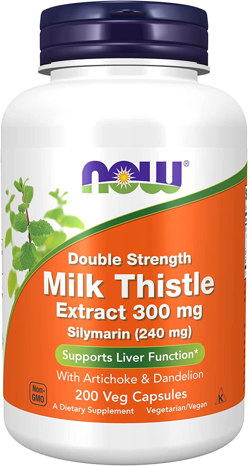 NOW Silymarin 2X - 300 mg - 200 Veg Capsules