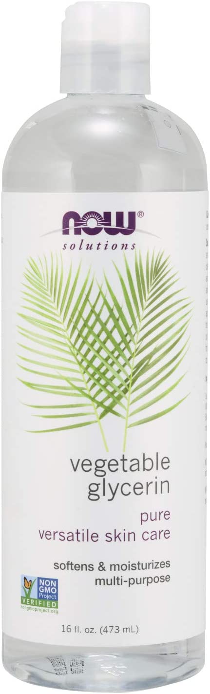 NOW Solutions | Vegetable Glycerin | 100% Pure | Versatile Skin Care, Softening and Moisturizing - 16 Fl.Oz (473ml)