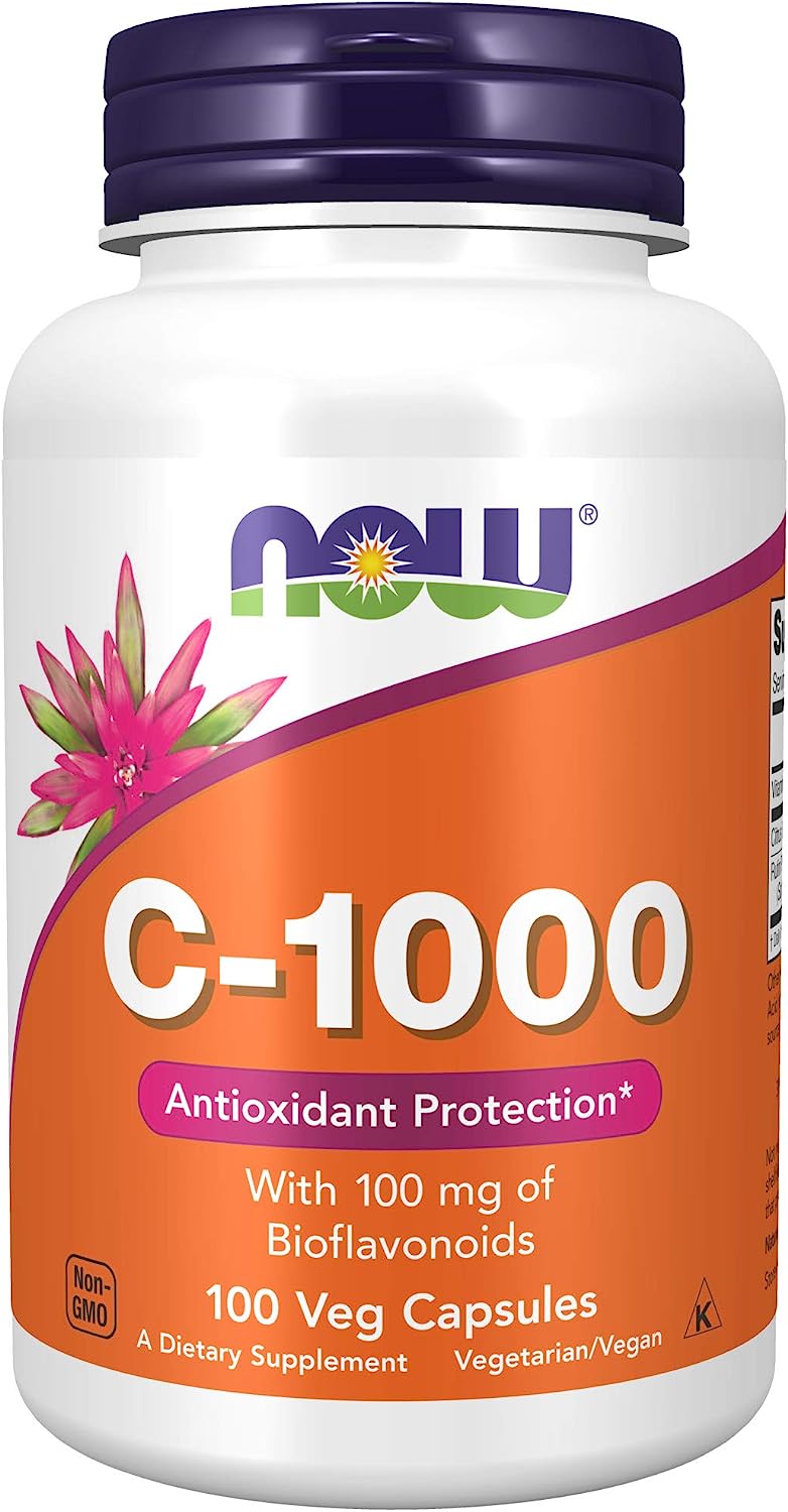 NOW Vitamin C-1000,100 Veg Capsules