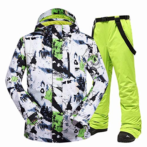 OLEK Ski Suit Men Winter Warm Windproof Waterproof Outdoor Snowboard Jackets And Pants Hot Ski Snow Jacket Set