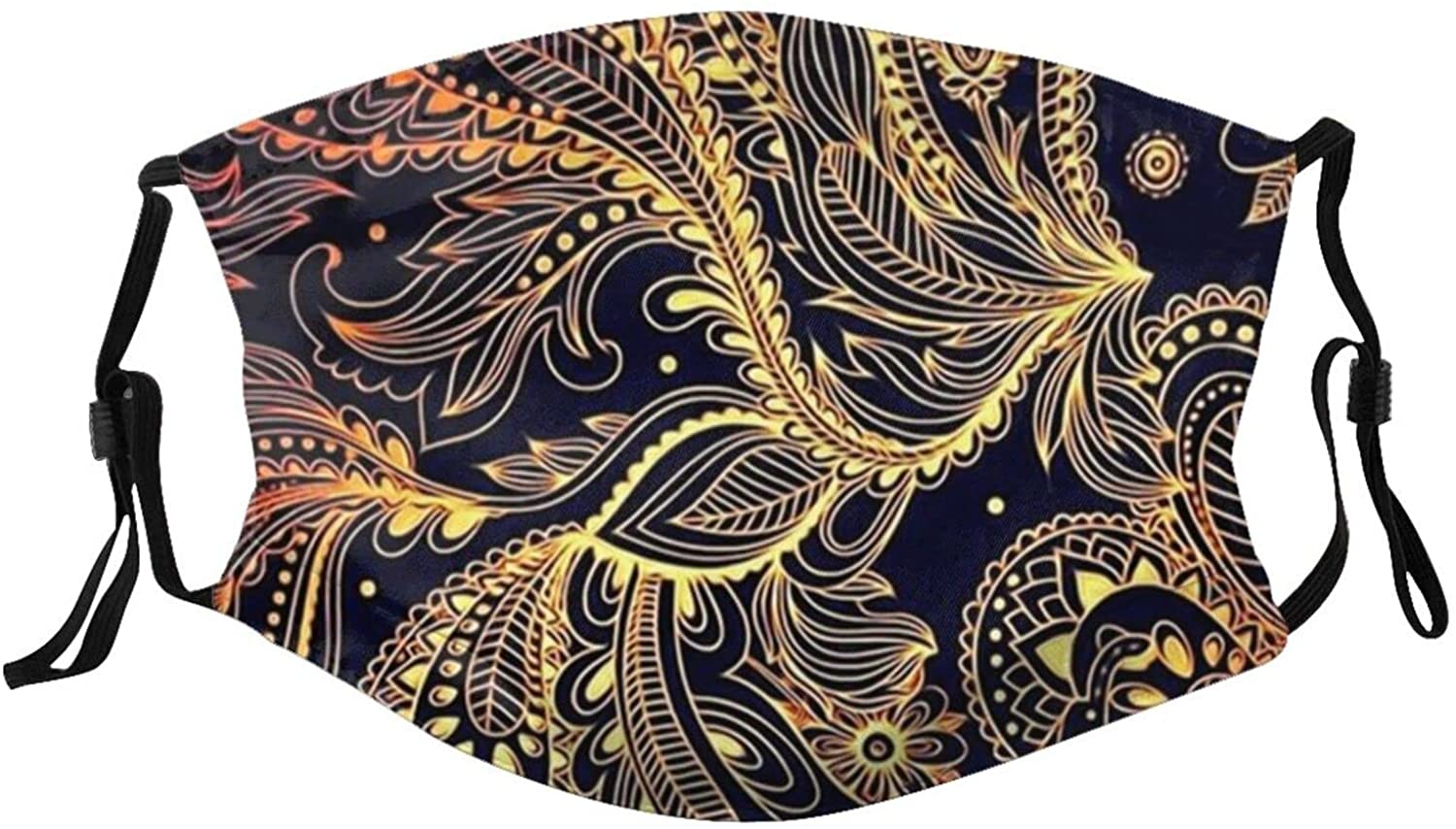 Paisley Vintage Design Balaclavas Face Mask with 2pcs for Adults- Classic Paisley