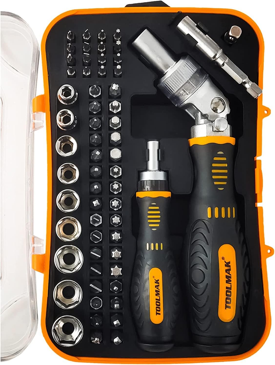 Ratcheting Screwdriver Set with Multi Bits & Rotatable Case for Home & DIY Use Pakistan