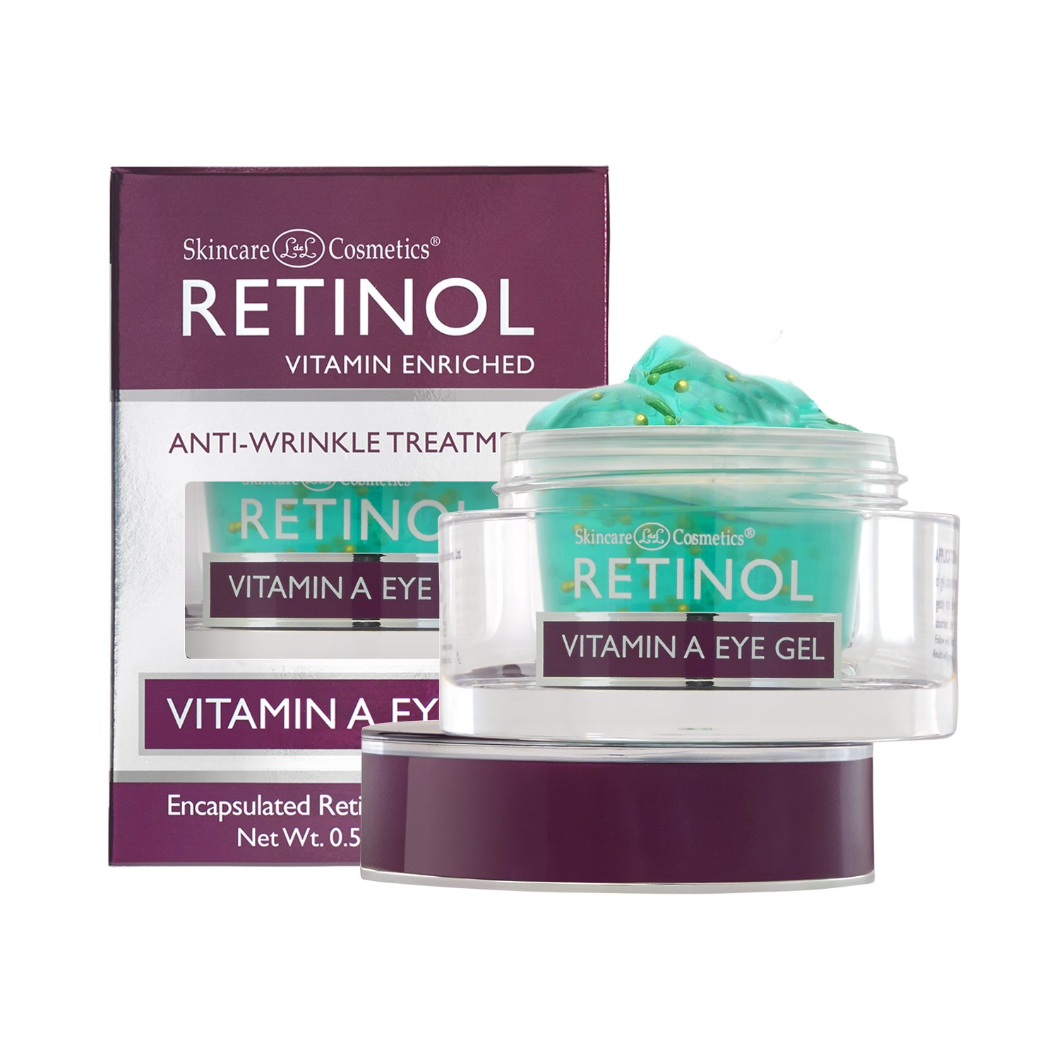 Retinol Vitamin Enriched Anti-Wrinkle Eye Gel - 5oz (14g)