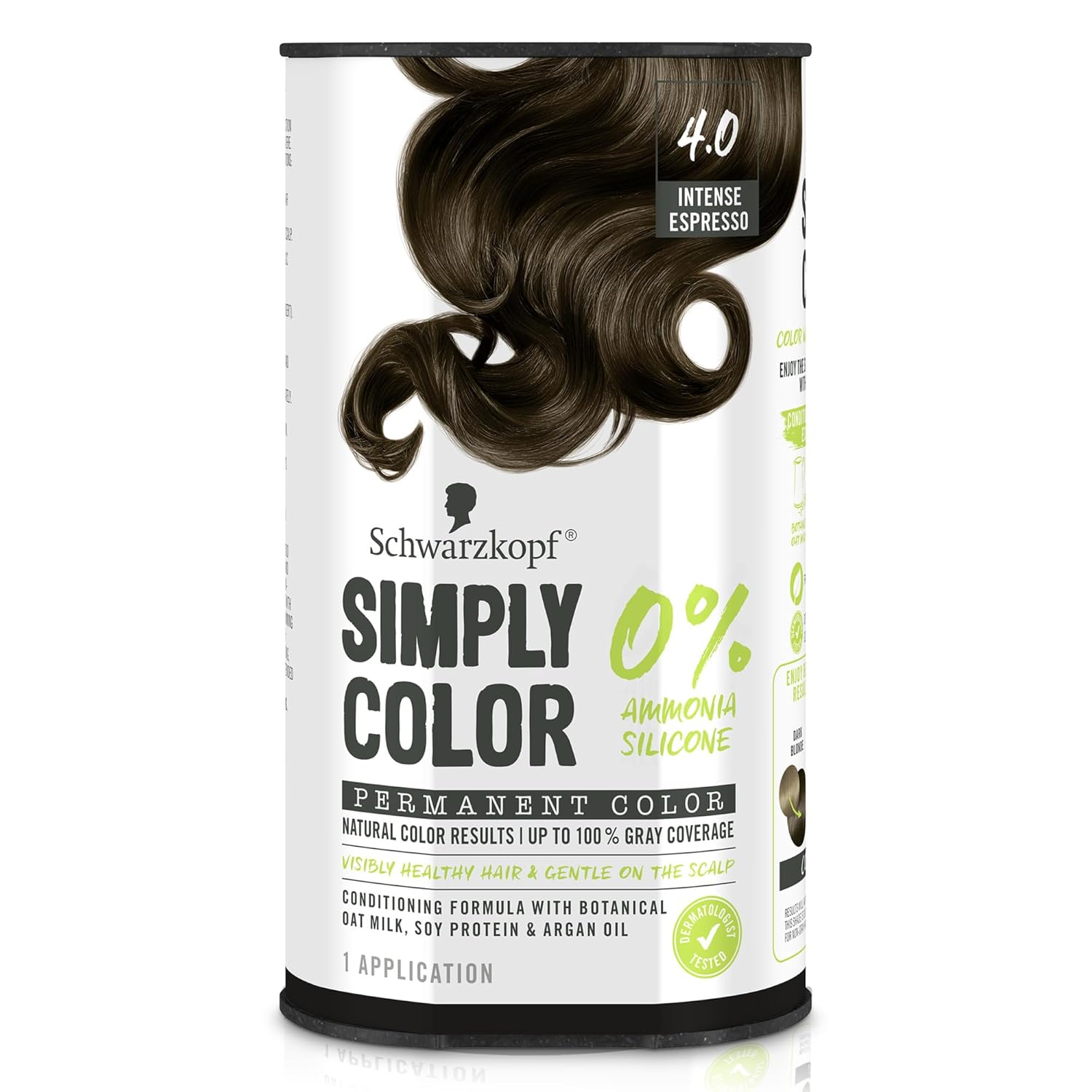 Schwarzkopf Simply Color 4.0 Intense Espresso – Ammonia-Free Gray Coverage