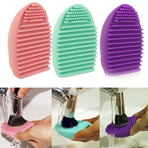 Silicone Finger Glove Cosmetic Tools Makeup Cleaner in 3 Color - 4.32oz (122g)