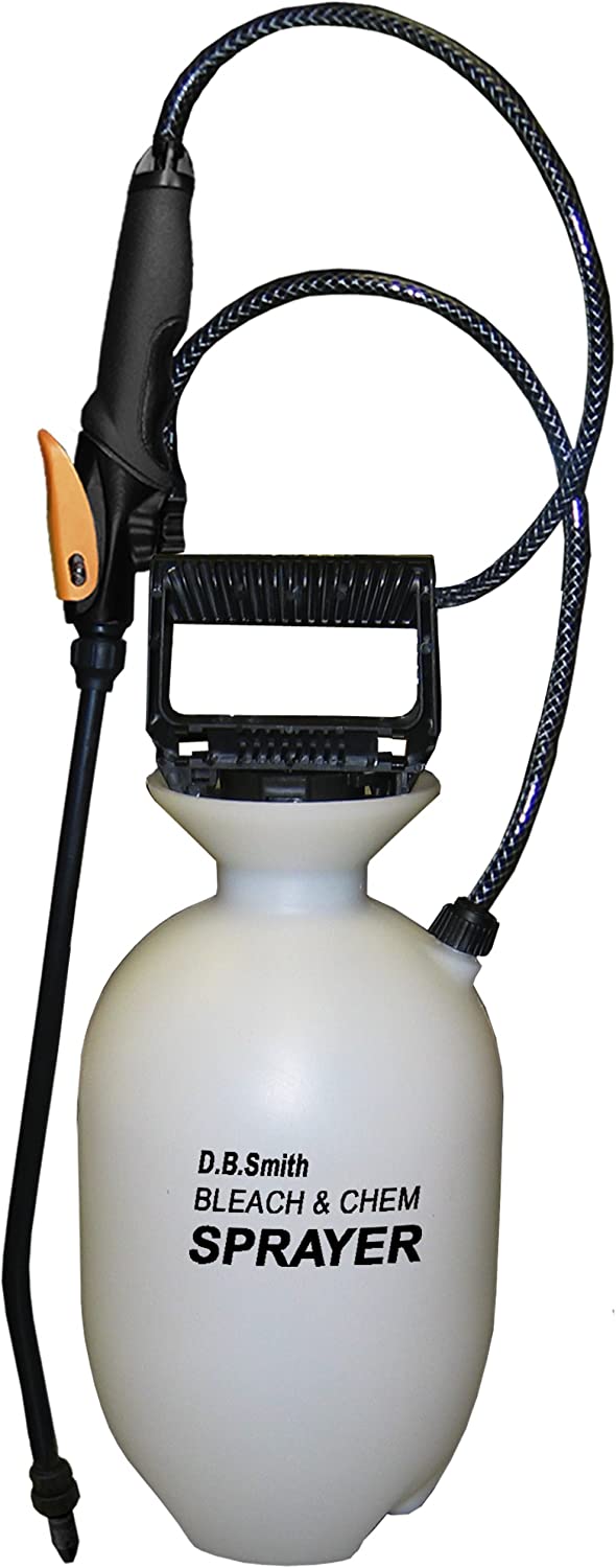 Smith 190285 1-Gallon Bleach and Chemical Sprayer for Lawns and Gardens or Cleaning Decks, Siding, and Concrete