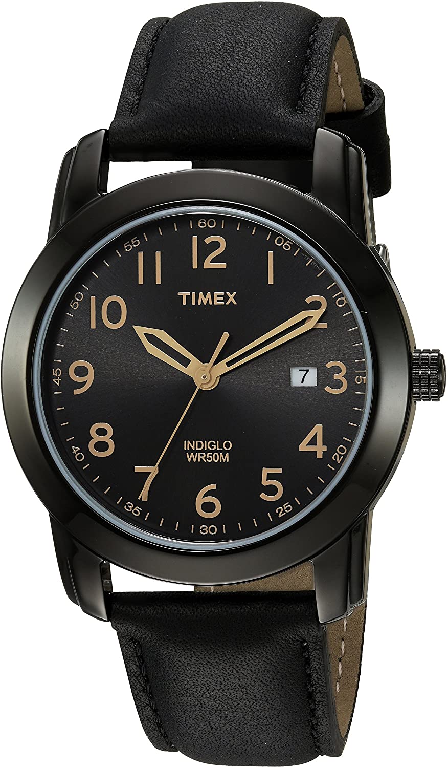 Timex Men's T2P133 Highland Street Watch Tan Leather Strap Watch