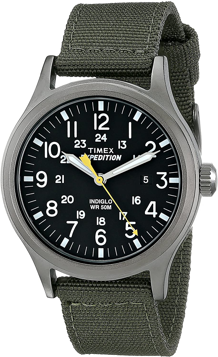 Timex Men's  T49961 Expedition Scout 40 Watch - Green Nylon Strap Watch
