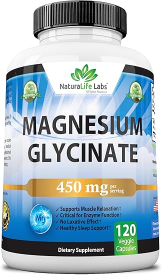 Magnesium Glycinate 300mg 140 Vegan capsules Maxim&hellip;