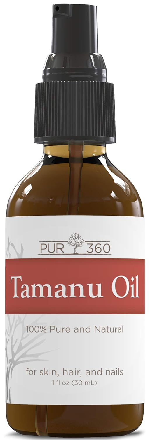 100% Pure & Natural Tamanu Oil for Psoriasis, Eczema, Acne Scar, Rosacea Cold Pressed - 1 Fl Oz 