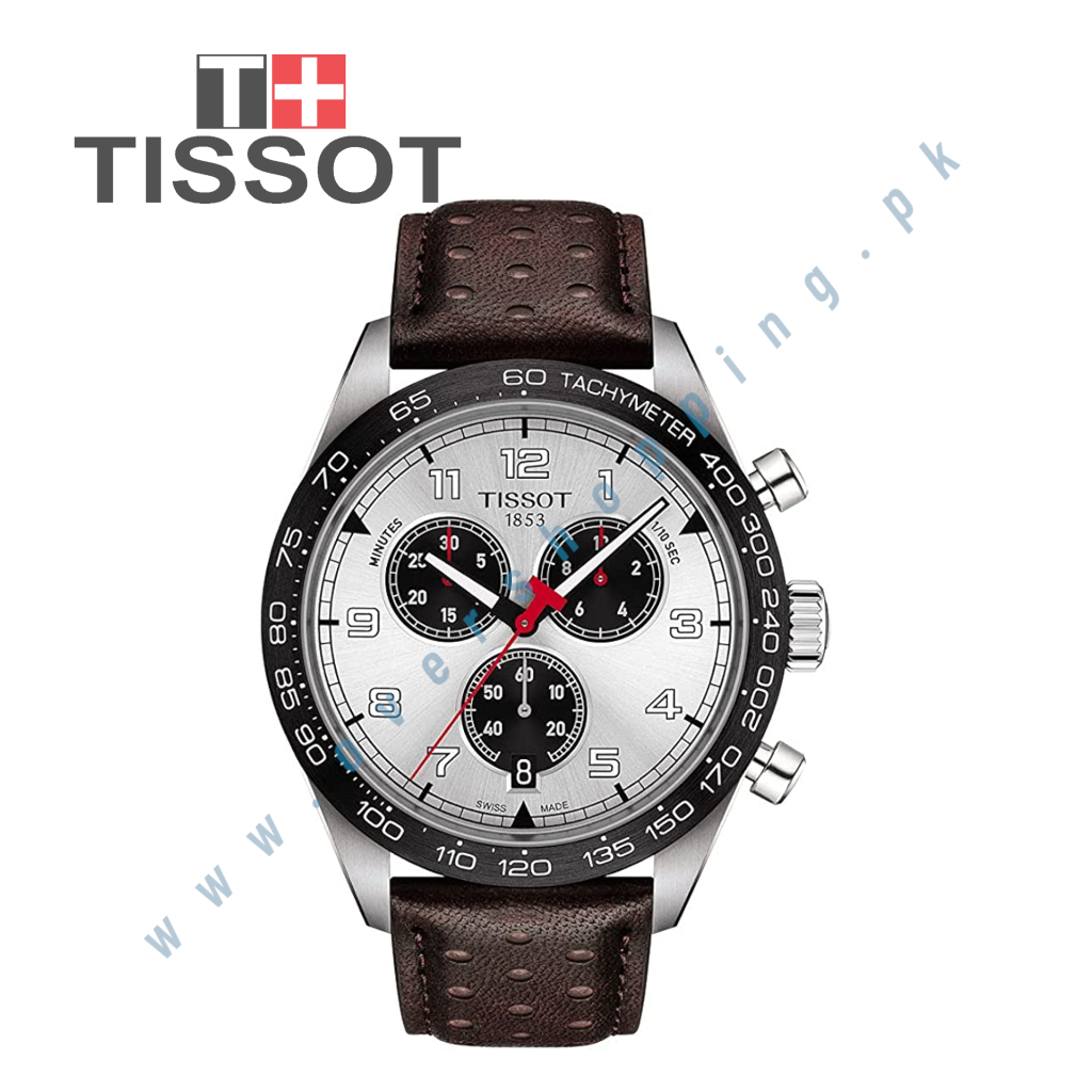 Tissot PRS516 GTS QTZ CHR SS LTH SV Arab Watch