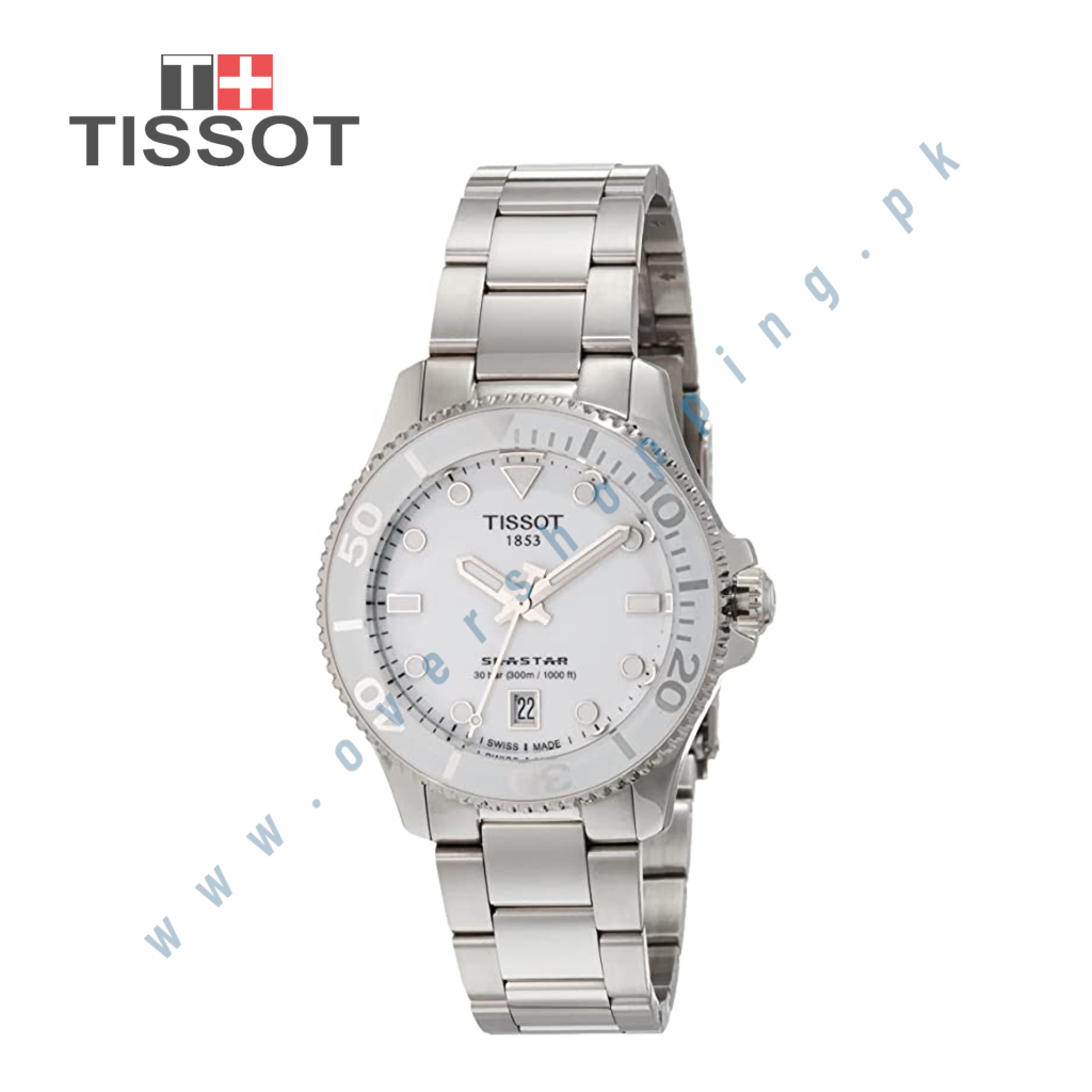 Tissot T1202101101100 Unisex Seastar 1000 36mm 316L Stainless Steel Quartz Watch - Perfect Accessory for Any Occassion