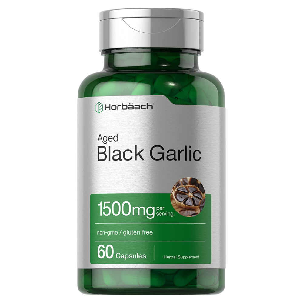 Horbaach Aged Black Garlic 1500mg Fermented Extrac&hellip;