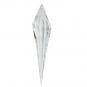 DEcus NObilis Tree Decoration Cone Clear Lead Crystal - Decorative Home Ornament Keepsake Gift Figur