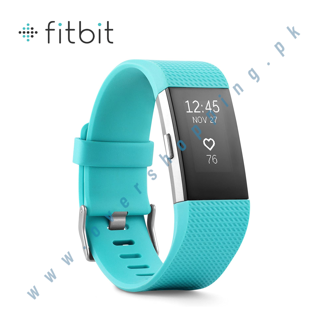 Fitbit Charge 2 Heart Rate + Fitness Wristband, Teal, Small