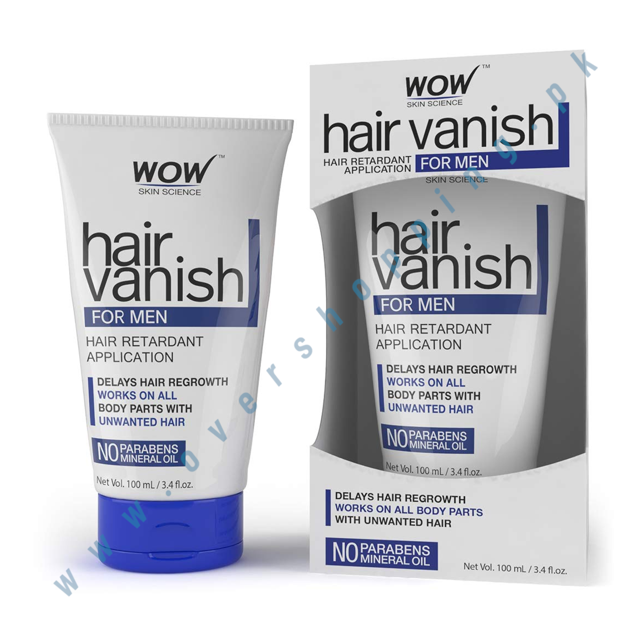 WOW Hair Vanish For Men - Effective Hair Reduction Lotion with 10