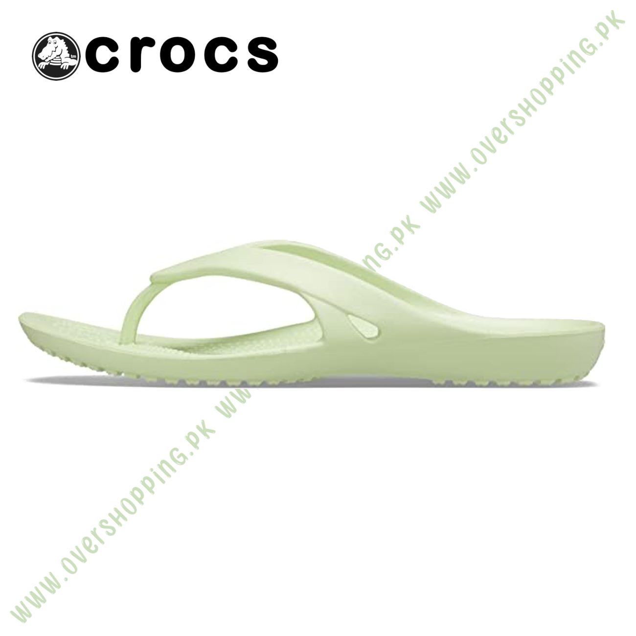 Crocs Women's Kadie II Flip Flops, 5 US, Celery