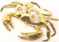 Swarovski Crystal Element Studded Crab Zodiac Figu