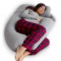 Pregnancy Pillow, U-Shape Full Body Pillow and Maternity Support with Detachable Extension - Support