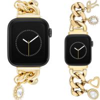 Anne Klein Fashion Chain Bracelet Apple Watch Band&hellip;