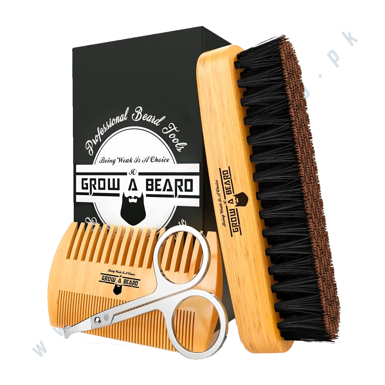 Beard Brush and Comb Set for Men - Friendly Gift B