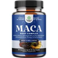 Nature’s Craft Black Maca Capsules 30 Count (with Ashwagandha &