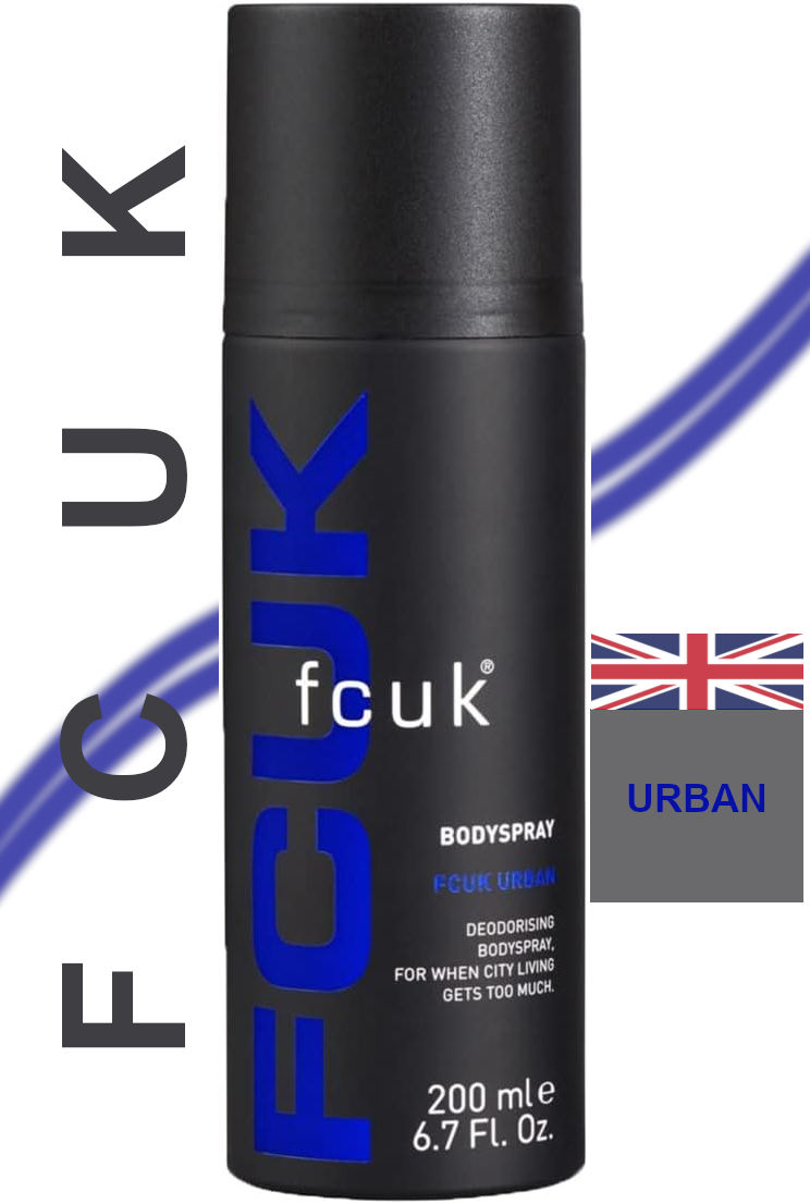 FCUK Body Spray, Urban - 200 ml