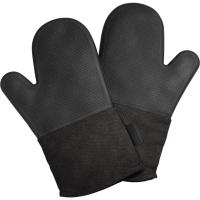 HexClad Silicone Oven Mitt Set (2‑Pack, Black) H&hellip;