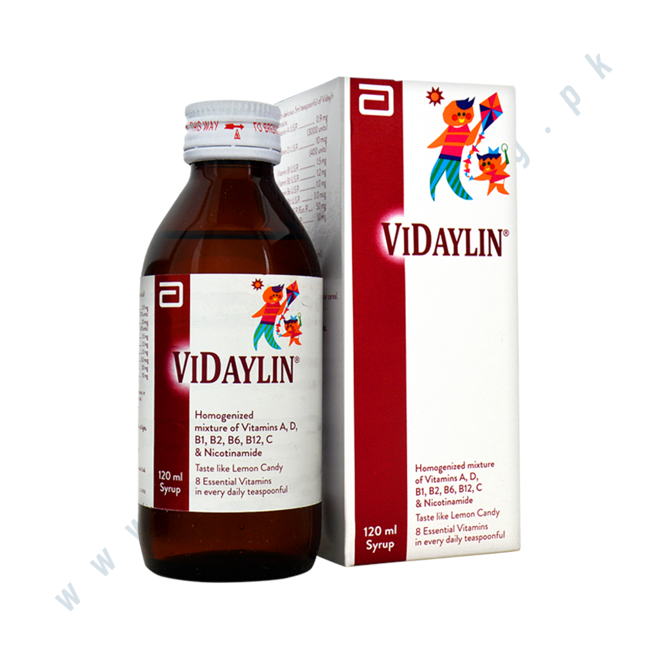 Vidaylin-M Multivitamin Syrup for Men, Women, Child, pack of 4 - 