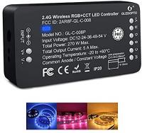 2.4G Wireless RGB + CCT LED Controller, Compatible with Amazon Echo Plus Tuya Smartthings