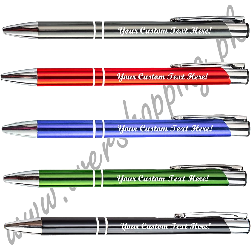 Click Action Custom Printed Name Pens – FREE PERSONALIZATION on a Bulk of 50 Pieces