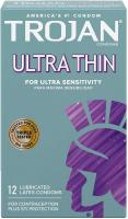 Trojan Ultra Thin Premium Lubricated Condoms - 12 &hellip;