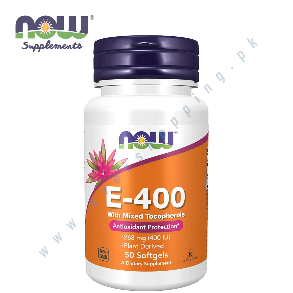 NOW Supplements, Vitamin E-400 IU Mixed Tocopherol…