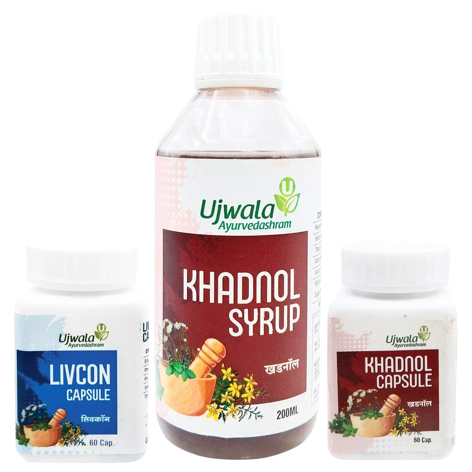 Khadnol+Livcon Capsule Kidney Stone Kit by Ujwala 