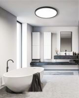 Ultra Slim Flush Mount LED Ceiling Lamp Light for Bedroom, Living Room, Dining Room, Hallway - Pack 