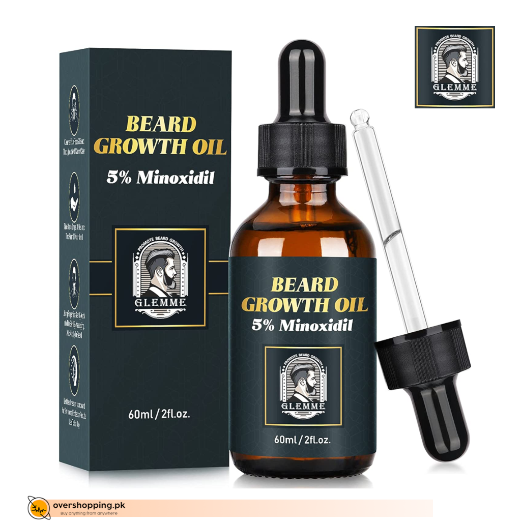 5% Minoxidil Beard Growth Oil for Men Patchy Beard