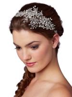 Mariell Couture Crystal Spray Bridal Headpiece Hai&hellip;