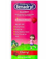 Children's Benadryl Allergy Liquid - Cherry Flavor&hellip;