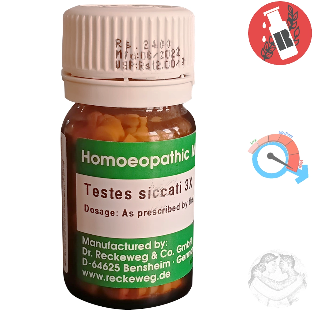 Testes Siccati 3X Tablets by Dr. Reckewe