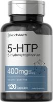 5HTP 400mg Capsules, 5 Hydroxytryptophan, 5-HTP Extra Strength Supplement by Horbaach - 120 Caps