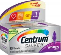 Centrum Silver Multivitamin for Women 50 Plus Vitamin D3, B Vitamins, Calcium and Antioxidants - 100