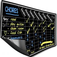Chore Chart for Multiple Kids Magnetic Dry Erase Board for Fridge Weekly Planner to Do Family Calend
