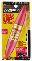 Maybelline New York Volum' Express Pumped Up! Colossal Washable Mascara, Washable Glam Black, 0.33 f