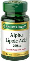 Nature s Bounty Alpha Lipoic Acid Super 200 mg, 30 Capsules