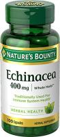 Nature's Bounty, 400mg Echinacea Capsules for Immune Support, 100 Capsules