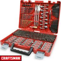 NEW Craftsman 300 Piece Drill Drive Screwdriver Bit Set Accessory Kit With Case