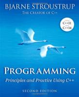Programming: Principles and Practice Using C++ (2n